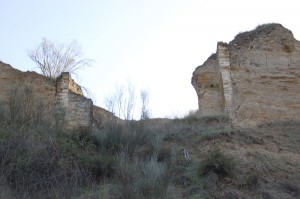 Parte exterior de la fortaleza.