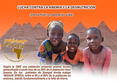 campaña contra la anemia en Senegal