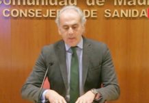 Enrique Ruiz Escudero consejero de Sanidad Comunidad de Madrid