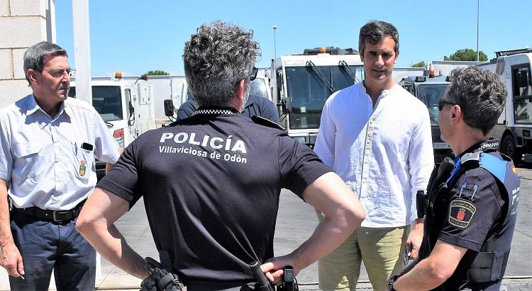 El Ayuntamiento de Villaviciosa de Odón inicia procedimiento de sanción contra la empresa Urbaser Inspeccion-del-servicio-de-limpieza-de-la-contrata-Urbaser-por-parte-del-Ayuntamiento-de-Villaviciosa-de-Odon-julio-2024