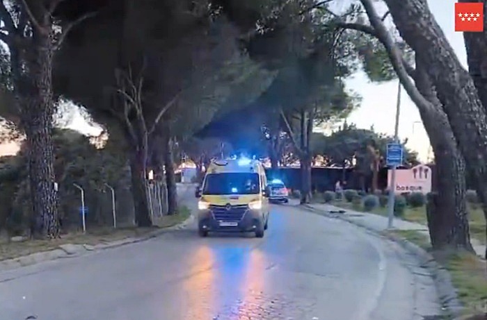Calle Miño en urbanización El Bosque de Villaviciosa de Odon tras atropello a un joven en patinete febrero 2025