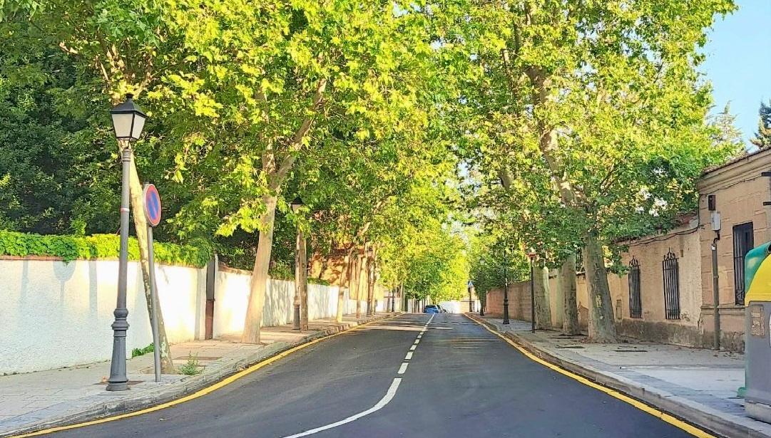 Finaliza la primera fase de la Operación Asfalto en Villaviciosa de Odón Carretera reasfaltada en Villaviciosa