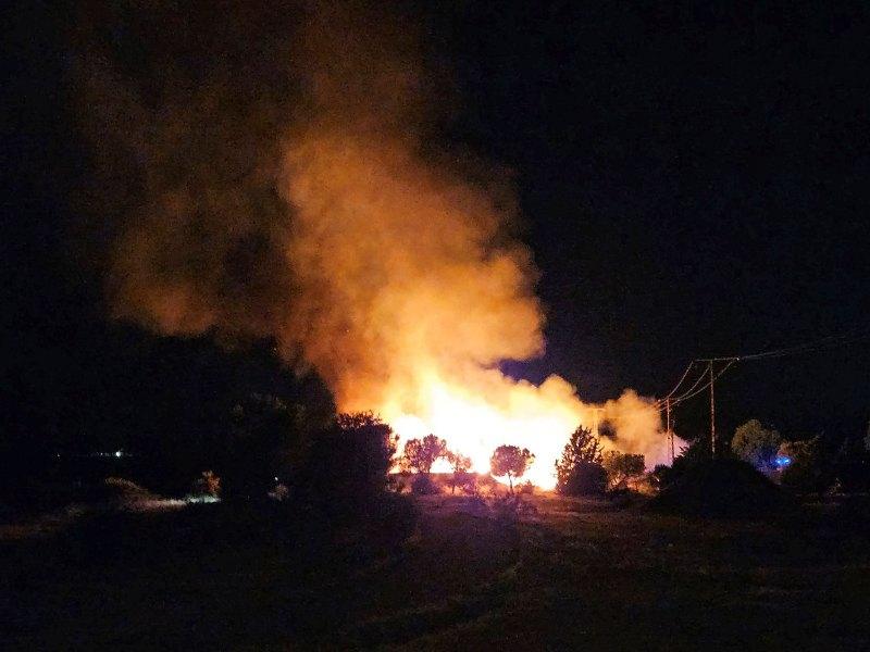 Grupo Raga rechaza explicar públicamente el incendio en Villaviciosa de Odón Incendio en finca no residencial en Villaviciosa de Odon 22 julio 2025 foto ARC Villaviciosadigital