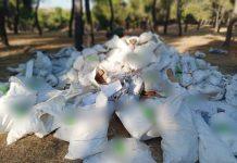 escombros en alcorcon parque las presillas septiembre 2025