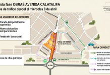Plano segunda fase obras avenida calatalifa Villaviciosa de Odon 6 abril 2026
