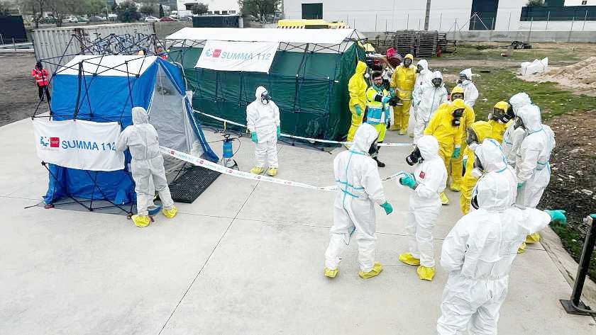 emergencia sanitaria simulacro comunidad de madrid marzo 2026