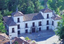 Vista aerea Casa Palacio Manuel Godoy villaviciosa de odon 2019