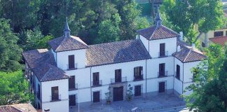 Vista aerea Casa Palacio Manuel Godoy villaviciosa de odon 2019