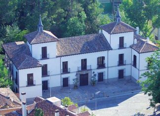 Vista aerea Casa Palacio Manuel Godoy villaviciosa de odon 2019