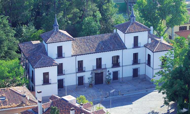 Vista aerea Casa Palacio Manuel Godoy villaviciosa de odon 2019
